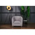 Кресло Brendoss 600 для отдыха, офиса и салона, материал износостойкий велюр, цвет серый