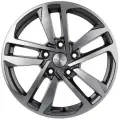 Колесный диск Khomen Wheels KHW1612 6.5х16/5х114.3 D67.1 ET45, 9.5 кг, Gray-FP