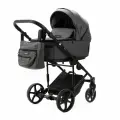 Универсальная детская коляска Adamex Zico NEW TIP ZN-TK57 2в1 (Темно-серый)