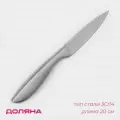 Нож для овощей кухонный Доляна Salomon, длина лезвия 9,5 см, цвет серебристый