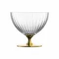 Креманка для десерта, 11.5 см, хрустальное стекло, цвет ножки - золотой 30053111 Schalen/Teller