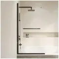 Шторка для ванны RGW Screens 80 см SC-114-B профиль черный