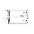 AVA QUALITY COOLING aia2122 (4B0121251AG / 4B0121251AG / 4B0121251T) радиатор охлаждения Audi (Ауди) a4 b5 a6 c5 Skoda (Шкода)
