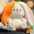 Зайка в морковке, плюшевый зайчик 50 см