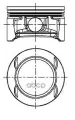 Поршень двигателя NURAL арт. 87-429500-00