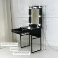 Туалетный столик MiniLoft зеркало в раме с подсветкой черный