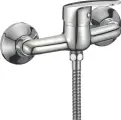 Смеситель для душа Milardo Simp SIMSB00M03WA настенный, однорычажный, латунный, хром, российский