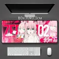 Коврик для мыши в стиле Аниме любимый во Франксе, Zero Two #08. 80x30x0.3см