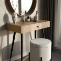 Туалетный столик с ящиком на железных ножках гримерный косметический