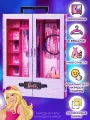 Мебель для кукол Модный шкаф для куклы Барби Fashionistas с 6 вешалками