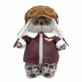 Мягкая игрушка Basik&Co Кот Басик Авиатор, искусственный мех, 22 см