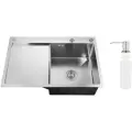 Кухонная мойка Ростовская Мануфактура Сантехники РМС MRK-7851R Набор 2 в 1 с левым крылом + дозатор