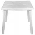 Стол Стандарт Пластик, обеденный, пластиковый, квадратный, белый, 80 x 80 см