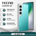Смартфон TECNO CAMON 40 12ГБ/256ГБ, зеленый (emerald lake green)
