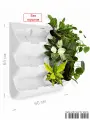 Фитомодуль BOXSAND 12 аэро (60х65 см) вместимость 12 растений, цвет белый для вертикального озеленения