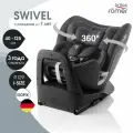Автокресло 0+/1/2 Britax Roemer SWIVEL 2 Midnight Grey, с рождения до 7 лет, 0-25 кг, поворотное, Isofix 2000039602