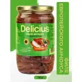 Филе анчоуса Delicius в подсолнечном масле, 700 г.