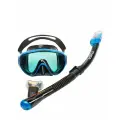 Комплект для плавания TUSA SPORT UCR1625PM, синий, зеркальный линзы, маска+трубка