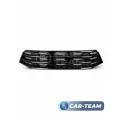 Решетка радиатора Лада Веста до 2022 г. в, тюнинг под комплектацию люкс, соты без эмблемы без ладьи, черный лак