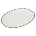 Блюдо овальное 35 см. Сабина Отводка платина.