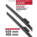 Щетки стеклоочистителя для Lexus NX 1 - бескаркасные дворники Лексус НХ 1 650 400 мм комплект.