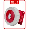 Встраиваемая розетка PCE 32А 380V 3P+N+E IP67 3252-6