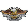 Нашивка, патч, шеврон Орел Harley Davidson. An American Legend 255x128mm PTC256