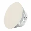 Вытяжной тонкий вентилятор SlimVent МV 100, стекло круг бежевый матовый