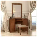 Стол туалетный Екатерина, Орех, классический, 2 ящика, Miassmobili