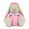 Мягкая игрушка BUDI BASA Зайка Ми, в платье с розовой диадемой, 23см