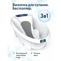 Детская ванночка для купания новорожденных c термометром и весами Baby Patent Aqua Scale V3