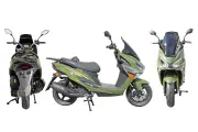 Скутер GALAXY 49сс (150) 10,8лс зеленый ( колеса перед12/зад.12, тормоза: диск. перед/бараб зад.)
