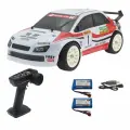Полномасштабный полноприводный дрифт-раллийный автомобиль 1/12 2.4G (встроенный гироскоп)-белый-двойная батарея