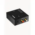 Переходник адаптер аудио конвертер ЦАП Digital to Analog. Optical / TosLink / Coaxial - RCA, AUX 20DA