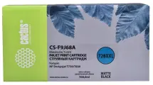 Струйный картридж Cactus CS-F9J68A 728XXL черный матовый пигментный (300мл) для HP DJ T730, DJ T830