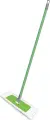 Швабра York ЕвроМоп, микрофибра, телескопическая, с отжимом, зеленая