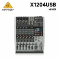 Behringer X1204USB 8-канальная, встроенная звуковая карта, с миксером эффекта реверберации, универсальный для мобильного телефона и компьютера