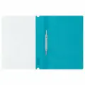 Папка-скоросшиватель пластик. СТАММ А4, 180мкм, бирюзовая с прозр. верхом, 10 штук