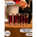 Набор стопок Luminarc Нью-Йорк, 50 мл, 6 шт. набор, в подарочной упаковке