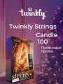 Умная гирлянда в форме свечи, Twinkly Candies Strings USB-C, 100 диодов, прозрачный провод, BT+WiFi, IP20, адресные диоды