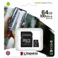 Карта памяти micro SDHC 64Gb Kingston 100mb/s class 10 +Адаптер