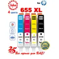 Комплект картриджей INKO 655 для HP Deskjet Ink Advantage 3525, 3625, 4615, 4625, 5525, 6525 (4 цвета)