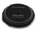 Shine Systems Black Wool Pad - полировальный круг из черного меха, 155 мм