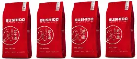 Кофе в зернах Bushido Red Katana, 100% Арабика, вакуумная упаковка, 227г, 4шт