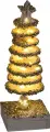 Светодиодная фигура Ёлочка на подставке, настольный светильник из дерева 30х10х10 см, 35 LED, батарейки AAx2 (не в комплекте), свечение теплое белое
