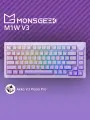 Механическая клавиатура Akko MonsGeek M1W V3 Lilac Purple, (Akko V3 Piano Pro), Английская раскладка