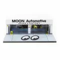 Машинка Tarmac Works 1/64 Mooneyes Pit Garage For Diecast Scale Model Car