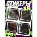 Наклейки на телефон / 3д стикеры на чехол / милые котики