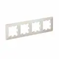 Рамка 4-м AtlasDesign Air жемчуж./дым. бел. SE ATN220404