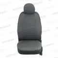 Авточехлы Экокожа LADA Granta Sd/Hb / Datsun on-Do / Kalina сплошная спинка Серый + Серый